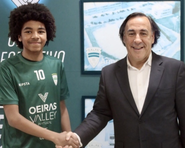 Diego Gabriel Assina Contrato de Formação Desportiva com os Leões Porto Salvo