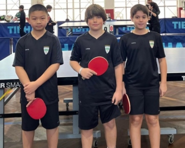 Leões do Ténis de Mesa no Torneio Minipop Carlos Olivença